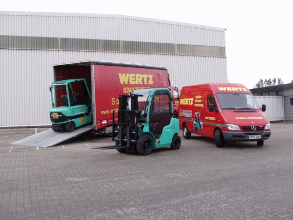 Gabelstapler LKW Transporter